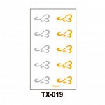 Временная переводная татуировка - Flash Tattoo, TX-019
