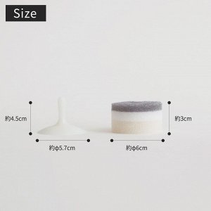 Marna Bathroom Sponge - маленький спонж на присоске для быстрого мытья раковины