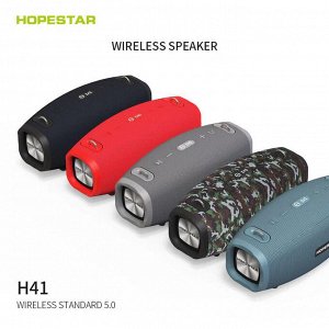 Беспроводной динамик Hopestar H41 Bass Speaker портативная колонка (Bluetooth, TWS, MP3, AUX, Mic)