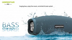 Беспроводной динамик Hopestar H41 Bass Speaker портативная колонка (Bluetooth, TWS, MP3, AUX, Mic)