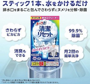 LION Drain Cleaner - пенный очиститель кухонного стока (набор)