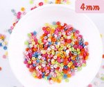 Пуговица пластиковая микс круглая для кукольной одежды, 4 мм
