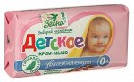 АКЦИЯ!!! Т/М &quot;Весна Детское&quot; крем-мыло Увлажняющее (с овсяным молочком) 90 гр. /72/ №6104