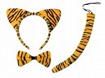 Набор 3 в 1 Тигр (ушки, бабочка, хвост)