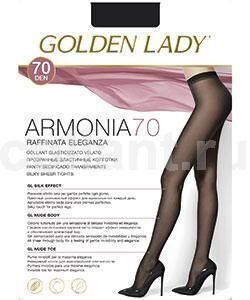 Golden Lady Armonia колготки эффект Nudo 70 den daino р.2 (S) блест. 1 шт / 5шт / 067992