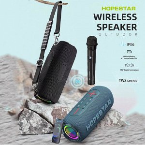 МОЩНАЯ ! Портативная беспроводная колонка Hopestar P32 Max 55W 8800 mAh + Микрофон