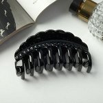 Краб для волос &quot;Бель&quot; косичка, 10 см, чёрный