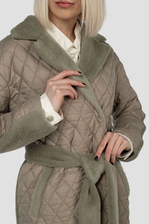01-11602 Пальто женское демисезонное (пояс)