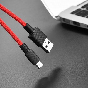 USB Кабель Hoco Superior Style MicroUSB 2.4A, 1 м