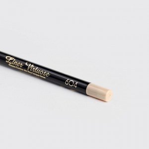 Карандаш для глаз устойчивый гелевый "Liner Virtuose" тон 604, золотисто-бежевый
