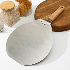 Лопатка для пиццы Доляна «Салем», сталь, дерево