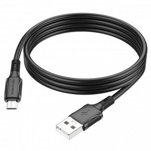 USB Кабель Borofone Succeed MicroUSB 2.4A, 1 м