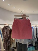 Женская короткая юбка, цвет розовый