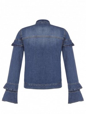 Дешевле СП! Итальянская джинсовая курточка на 46 размер