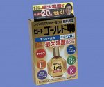 Японские витаминизированные возрастные  капли для глаз Rohto Gold 40, 20 мл.