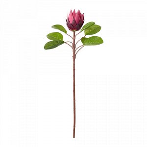 Смикка Цветок искусственный, протея, розовый
76 см
