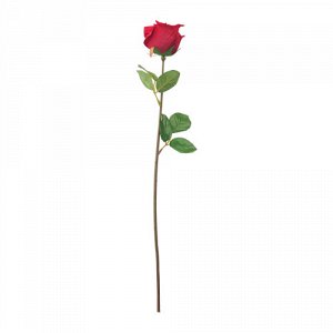 Смикка Цветок искусственный, Роза, красный
52 см
