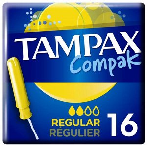 Tampax Тампоны Compak Regular, 16 шт
