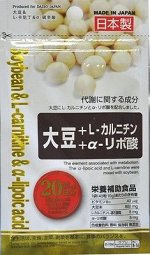 Пищевая добавка Daiso Soybean and L-carnitine/a-lipoic acid