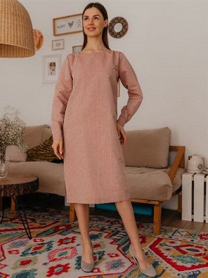 ПЛАТЬЕ Летнее платье из натуральнoй льняной ткани. Продается в комплекте с поясом.
Материал: лен
Цвет: розовый