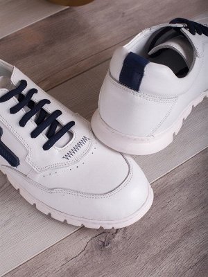 Мега модные мужские кроссовки/ Белые кеды 1011-53-00 Белый
