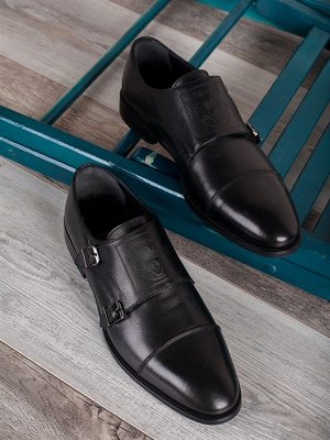 Мужские туфли/ Монки для мужчин  4008-54-L1 Черный