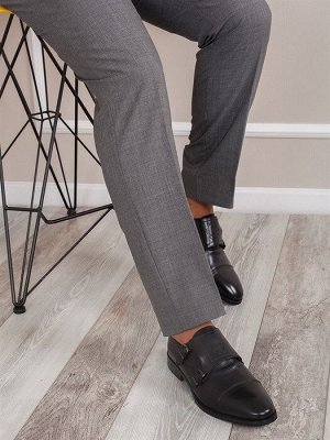 Мужские туфли/ Монки для мужчин  4008-54-L1 Черный
