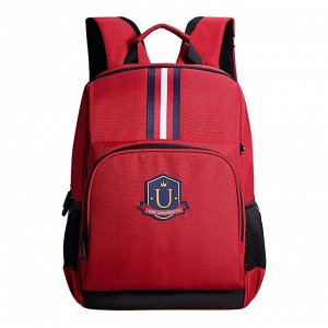 UEK - Детский школьный рюкзак в британском стиле, красный