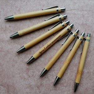 Подарочная деревянная ручка &quot;Удачи в любых начинаниях&quot;.