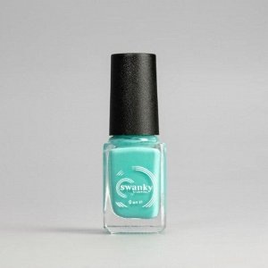 Лак для стемпинга SWANKY STAMPING №S27 бирюзовый 6мл