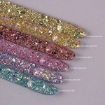 Блестки IVA NAILS дизайн Sparkling №1 в баночке