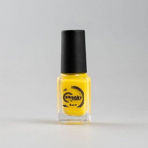 Лак для стемпинга SWANKY STAMPING №S06 жёлтый 6мл