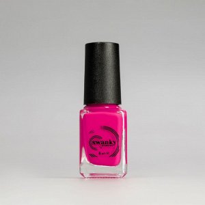 Лак для стемпинга SWANKY STAMPING №S22 неоновая маджента 6мл