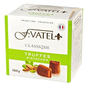 конфеты F.VATEL Трюфель с кусочками фисташки 160 г 1/12