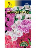 Бальзамин Цветной Парад махровый 0,02г ЦвСад цв/п