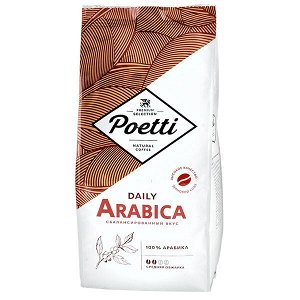 Кофе POETTI DAILY ARABICA 250 г зерно 1/12