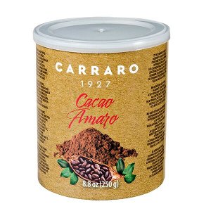 какао-порошок Carraro AMARO 250 г пл/б