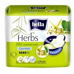 Прокладки BELLA Herbs tilia komfort soft Липовый цвет 10 шт