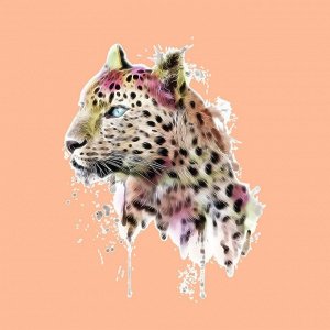 Термотрансфер «Леопард», 19 x 16 см