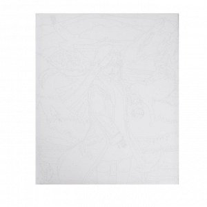 Картина по номерам на холсте с подрамником «Девушка с птицами» 40х50 см