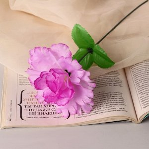 Цветы искусственные «Глоксиния соната», h=20 см, d=11 см, сиреневые