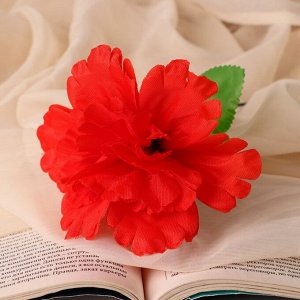 Цветы искусственные «Глоксиния соната», h=20 см, d=11 см, красные