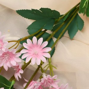 Цветы искусственные "Хризантема" премиум, 3,5х62 см, розовый
