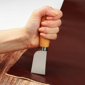 Шорный нож для работы с кожей, 16x3.7 см