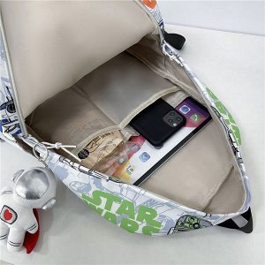Модный городской рюкзак - Star Wars, серо-зеленый