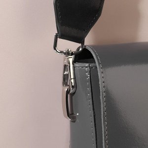 Ручка для сумки, стропа с кожаной вставкой, 135 х 3,8 см., цвет жёлтый/серый/белый/бежевый