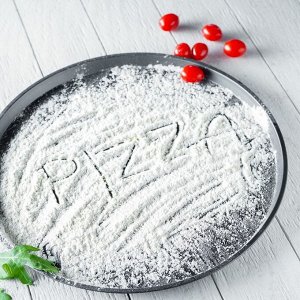 Форма для пиццы Доляна «Жаклин», d=35 см, антипригарное покрытие, чёрная