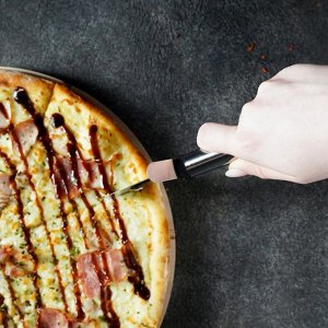СИМА-ЛЕНД Нож для пиццы и теста Доляна «Помощник», 20 см, цвет чёрный