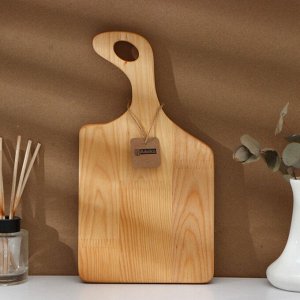 Доска разделочная деревянная Adelica, 34(+-1 см)x18x1,8 см, берёза, в подарочной коробке
