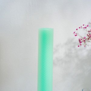 Коврик противоскользящий Доляна «Круги», 30?150 см, цвет прозрачный зелёный